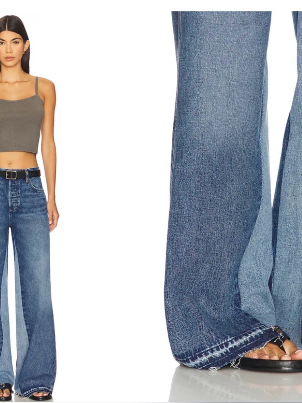 Favorite Daughter The Ollie Wide Leg Baggy Jeans